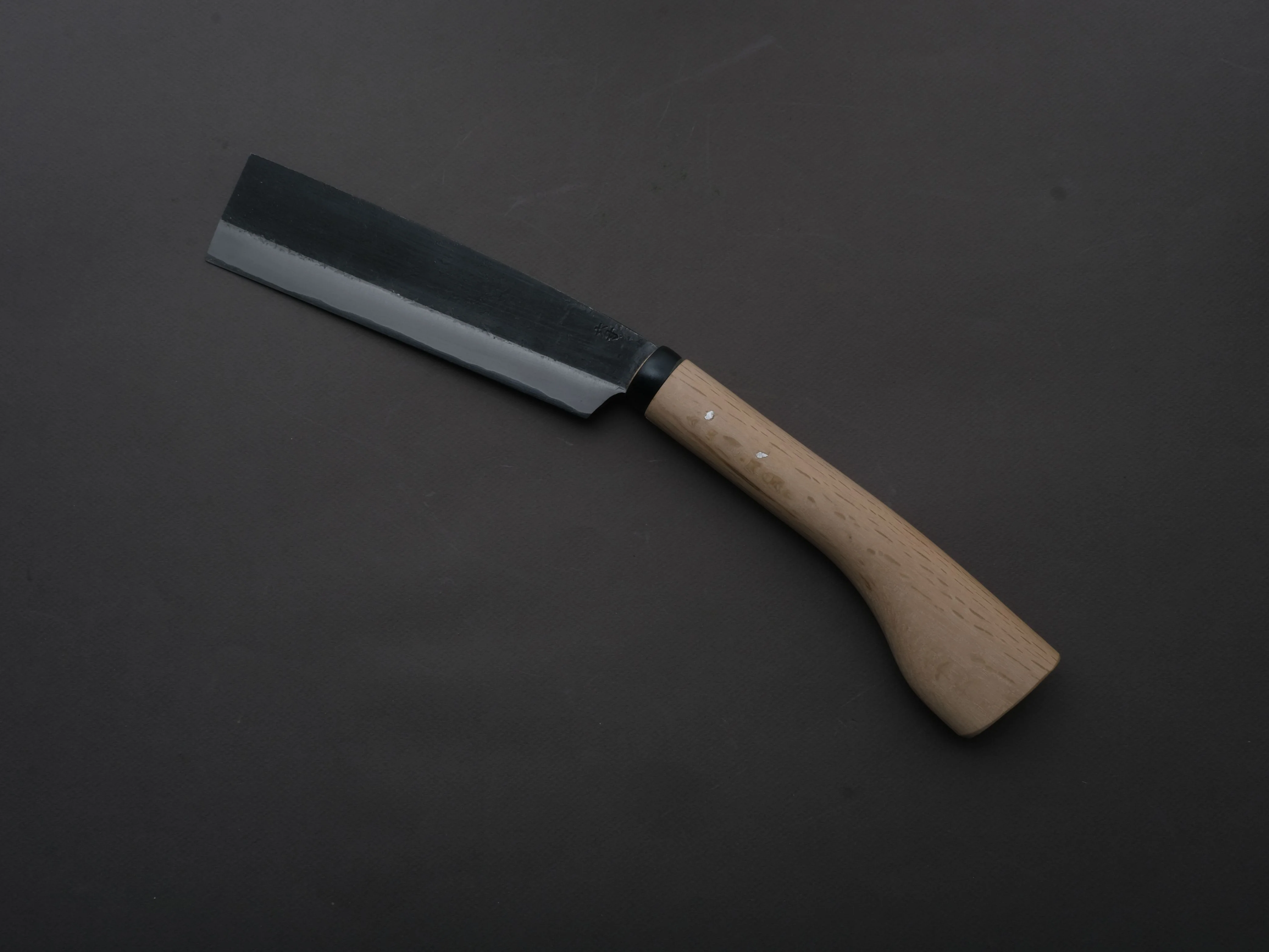 Ajikataya - Old Style Hatchet - Kurouchi - 180mm - Ho Wood Handle - Double Bevel - Image 3