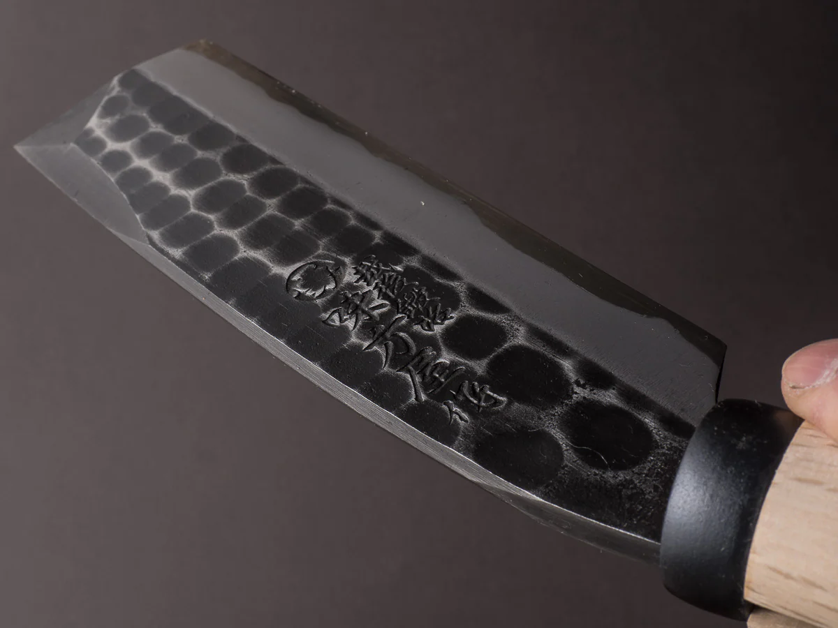 Ajikataya - Old Style Hatchet - Tsuchime - 150mm - Oak Wood Handle - Double Bevel - Image 11
