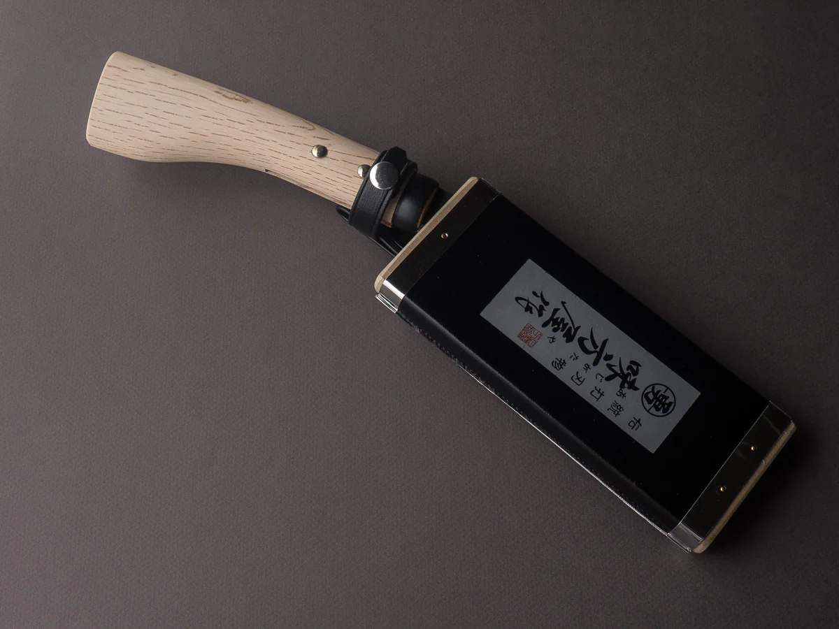 Ajikataya - Old Style Hatchet - Tsuchime - 150mm - Oak Wood Handle - Double Bevel - Image 13