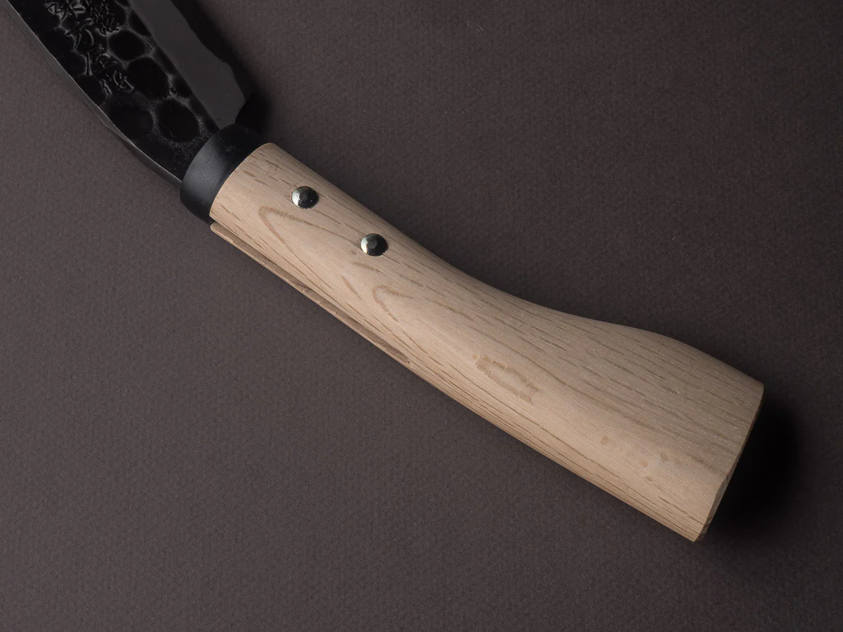 Ajikataya - Old Style Hatchet - Tsuchime - 150mm - Oak Wood Handle - Double Bevel - Image 4