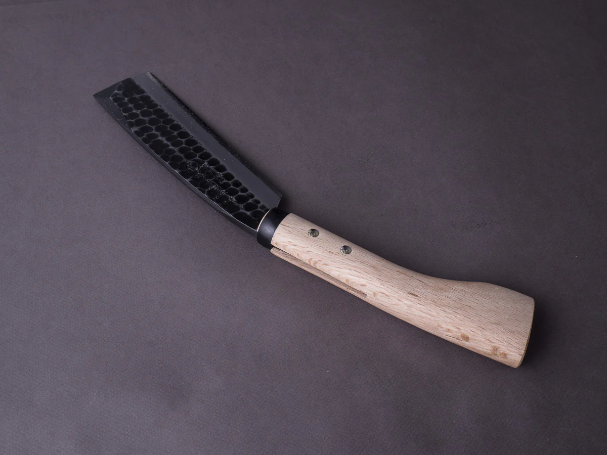 Ajikataya - Old Style Hatchet - Tsuchime - 165mm - Ho Wood Handle - Double Bevel - Image 10