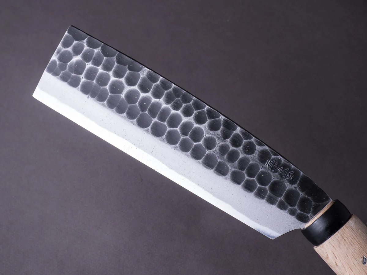 Ajikataya - Old Style Hatchet - Tsuchime - 165mm - Ho Wood Handle - Double Bevel - Image 4
