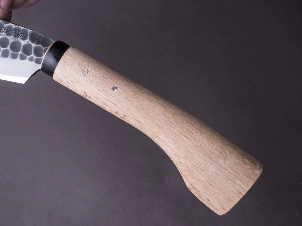 Ajikataya - Old Style Hatchet - Tsuchime - 165mm - Ho Wood Handle - Double Bevel - Image 5