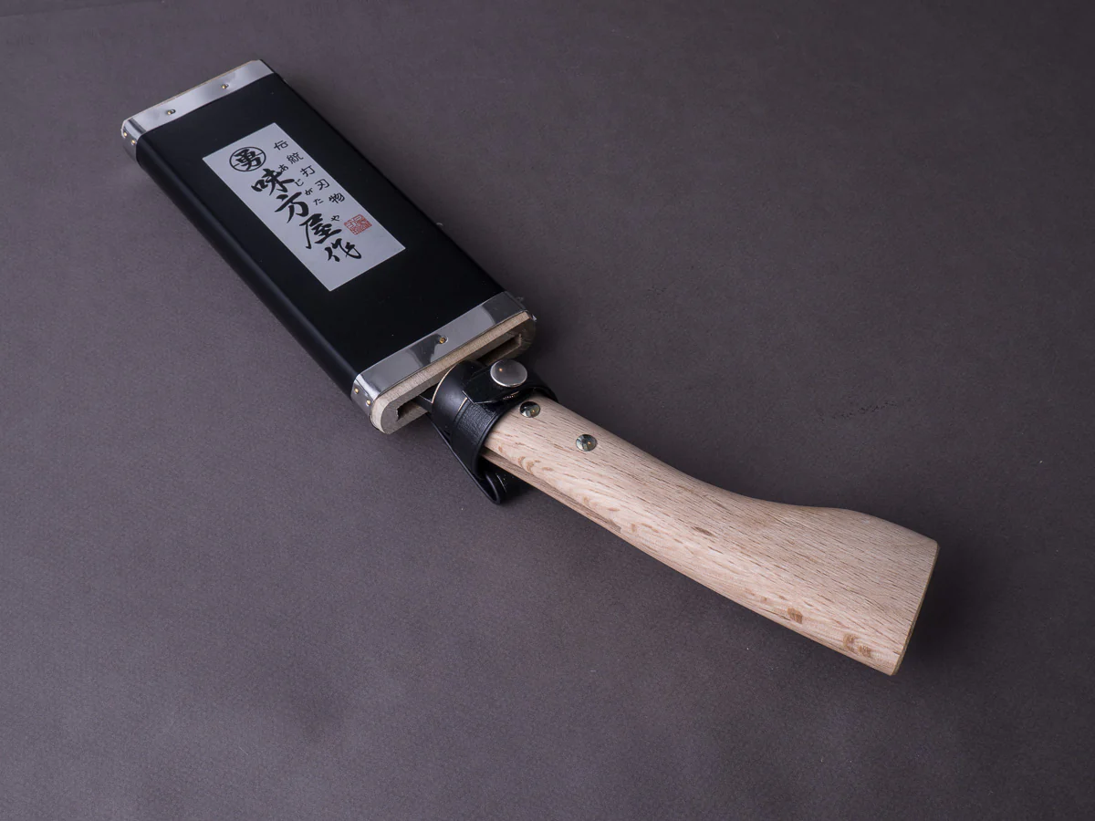 Ajikataya - Old Style Hatchet - Tsuchime - 165mm - Ho Wood Handle - Double Bevel - Image 9