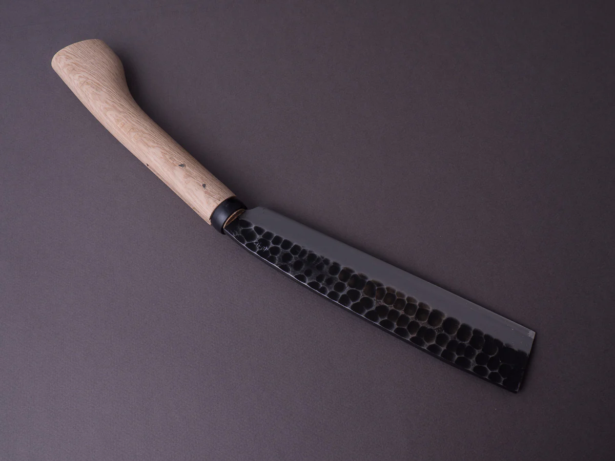 Ajikataya - Old Style Hatchet - Tsuchime - 210mm - Ho Wood Handle - Double Bevel - Image 3