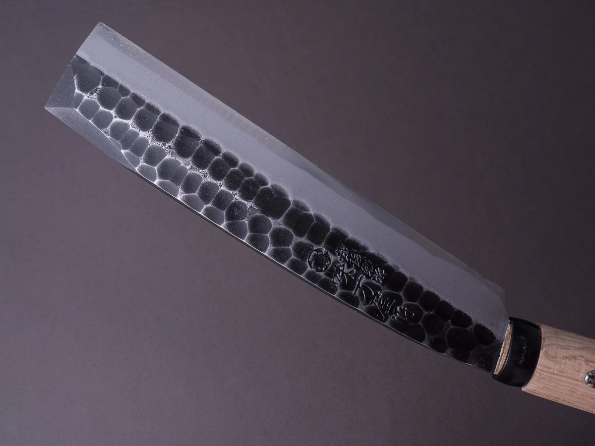 Ajikataya - Old Style Hatchet - Tsuchime - 210mm - Ho Wood Handle - Double Bevel - Image 4
