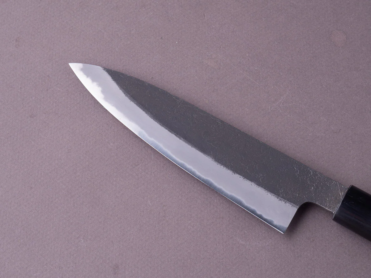 Ajikataya - White #2 Nashiji - 150mm Petty - Ho Wood Handle - Image 3