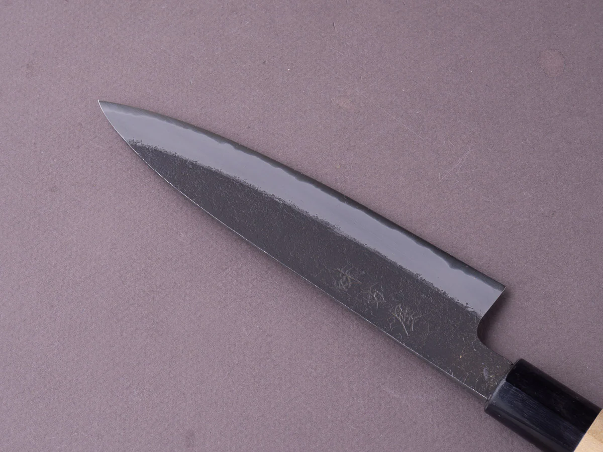 Ajikataya - White #2 Nashiji - 150mm Petty - Ho Wood Handle - Image 4