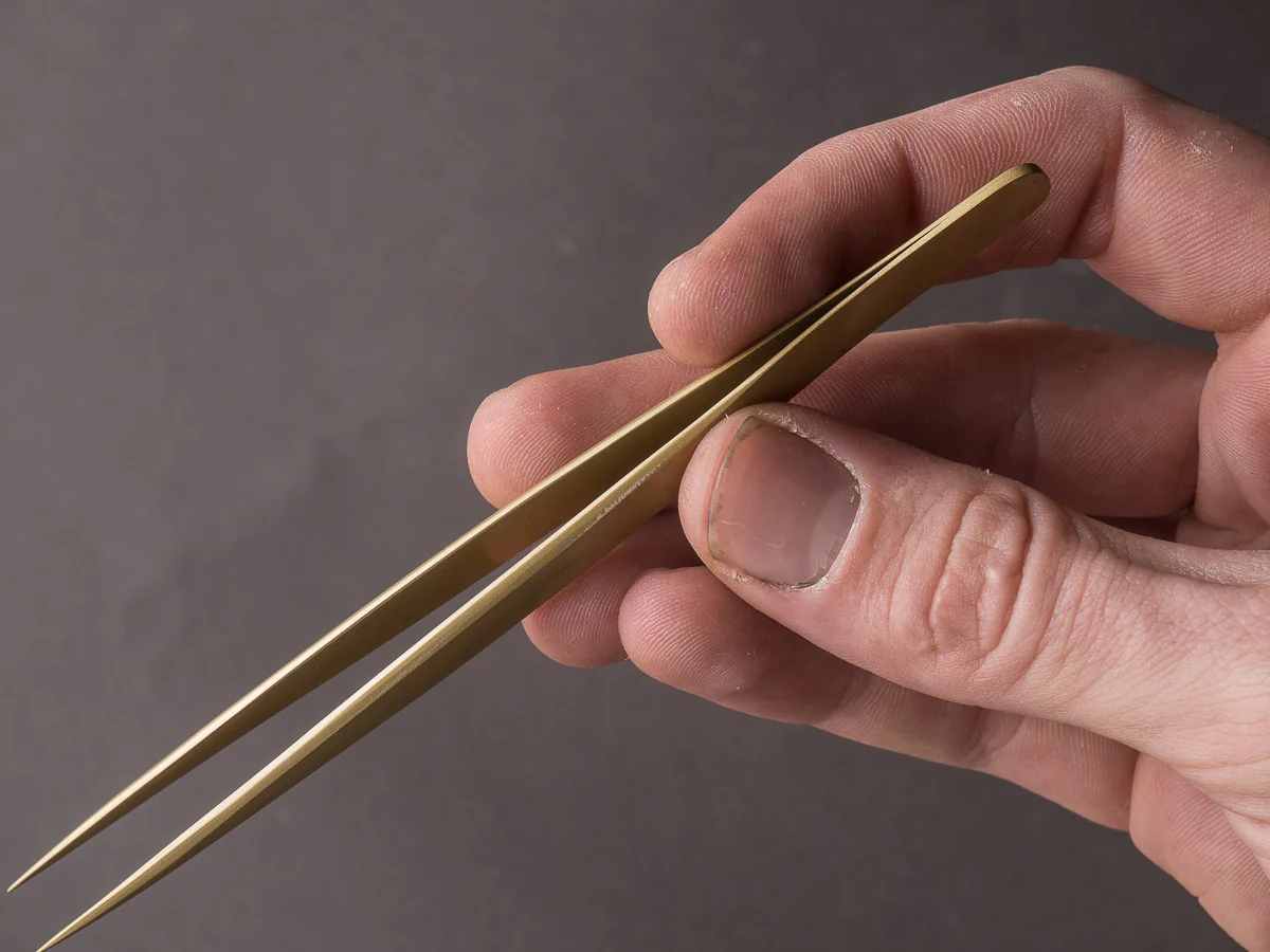 ANEX - Tweezer - Brass - 140mm - #222 - Image 3