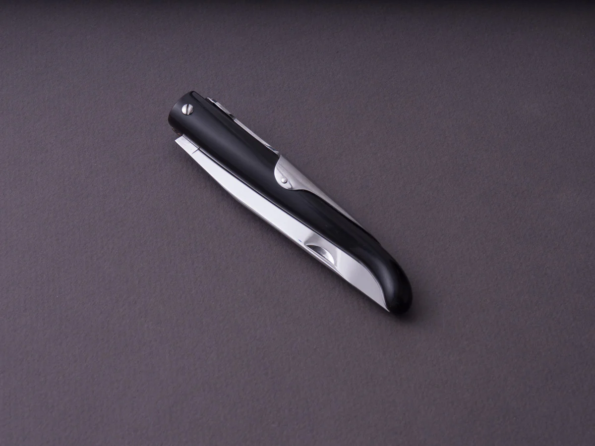 Mongin Bieslois - 120 mm Folding Knife - Polished Buffalo Horn Handle - Image 3