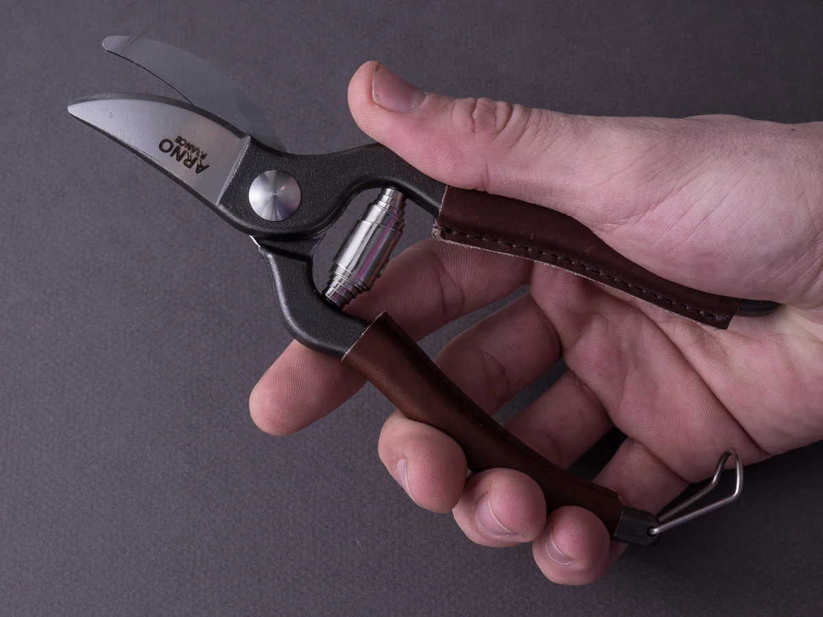Arno - Secateur (Shears) - Leather Handle - 16cm - Image 7