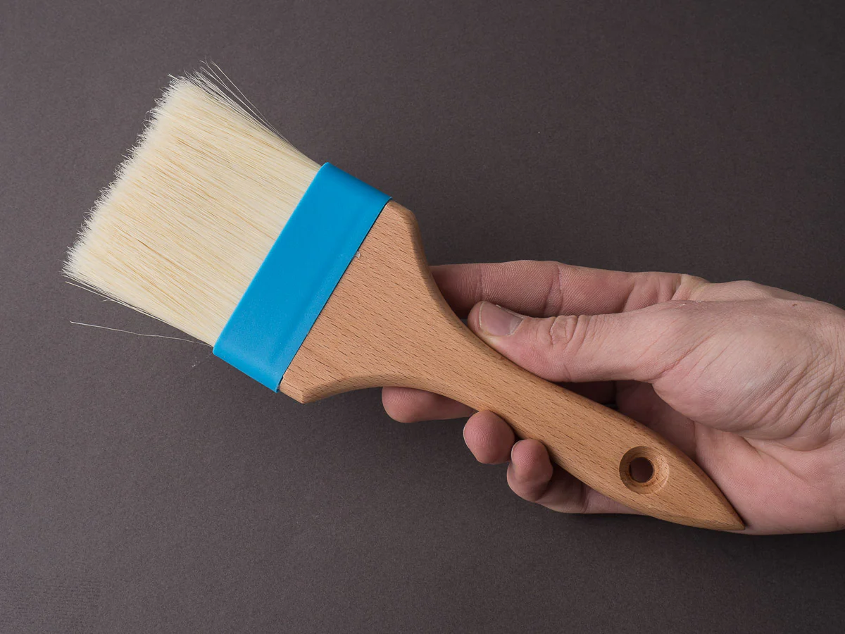 Ateco - Pastry Brush - Wood Handle - 3" - Image 2