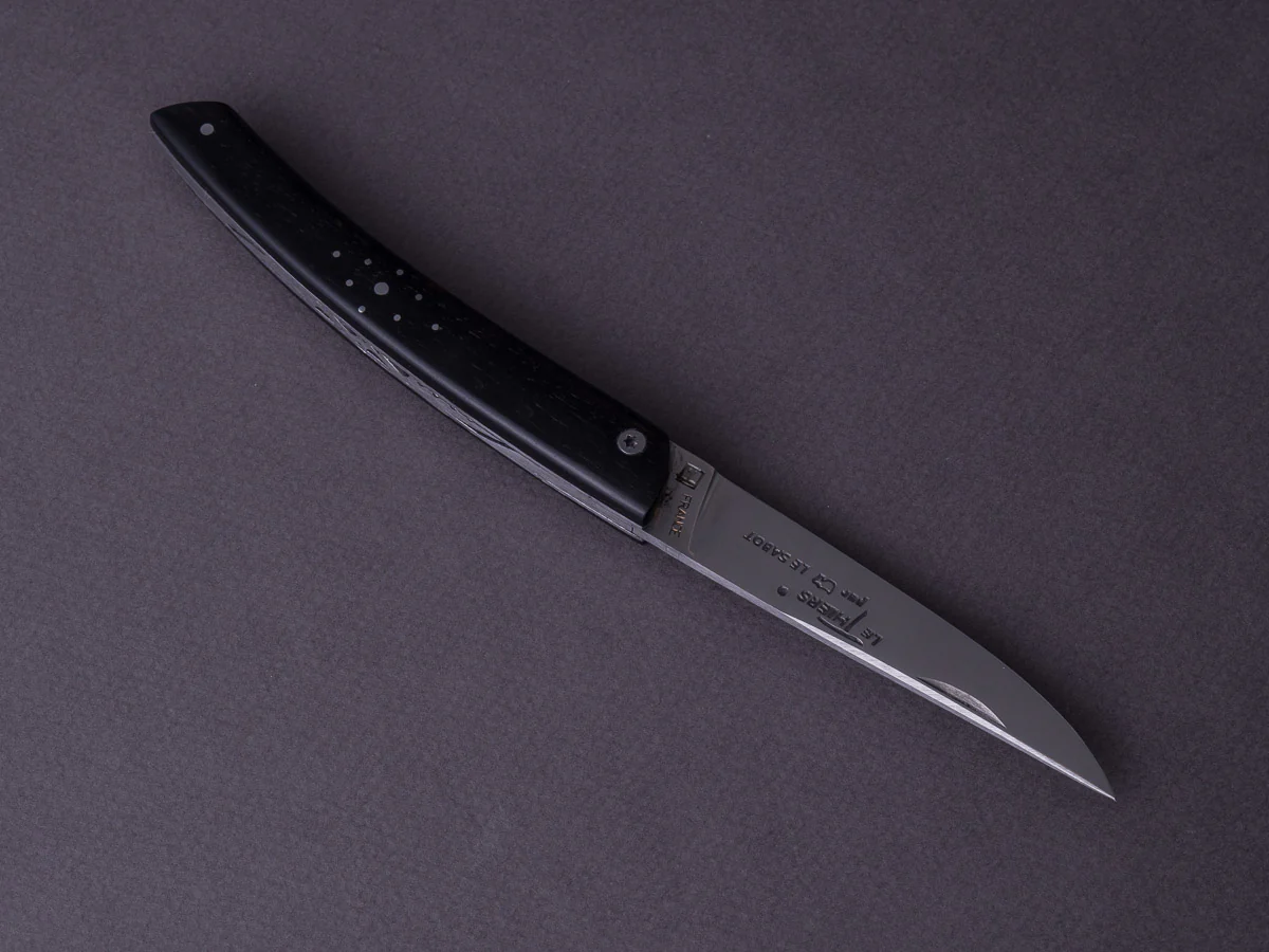 Le Sabot - Folding Knife - Le Thiers - Slip Joint - 12C27 - 75mm - Ebony - Image 2