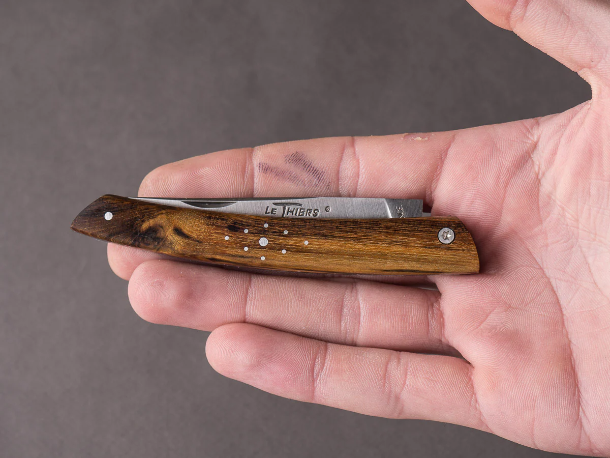 Le Sabot - Folding Knife - Le Thiers - Slip Joint - 12C27 - 75mm - Pistachio - Image 2