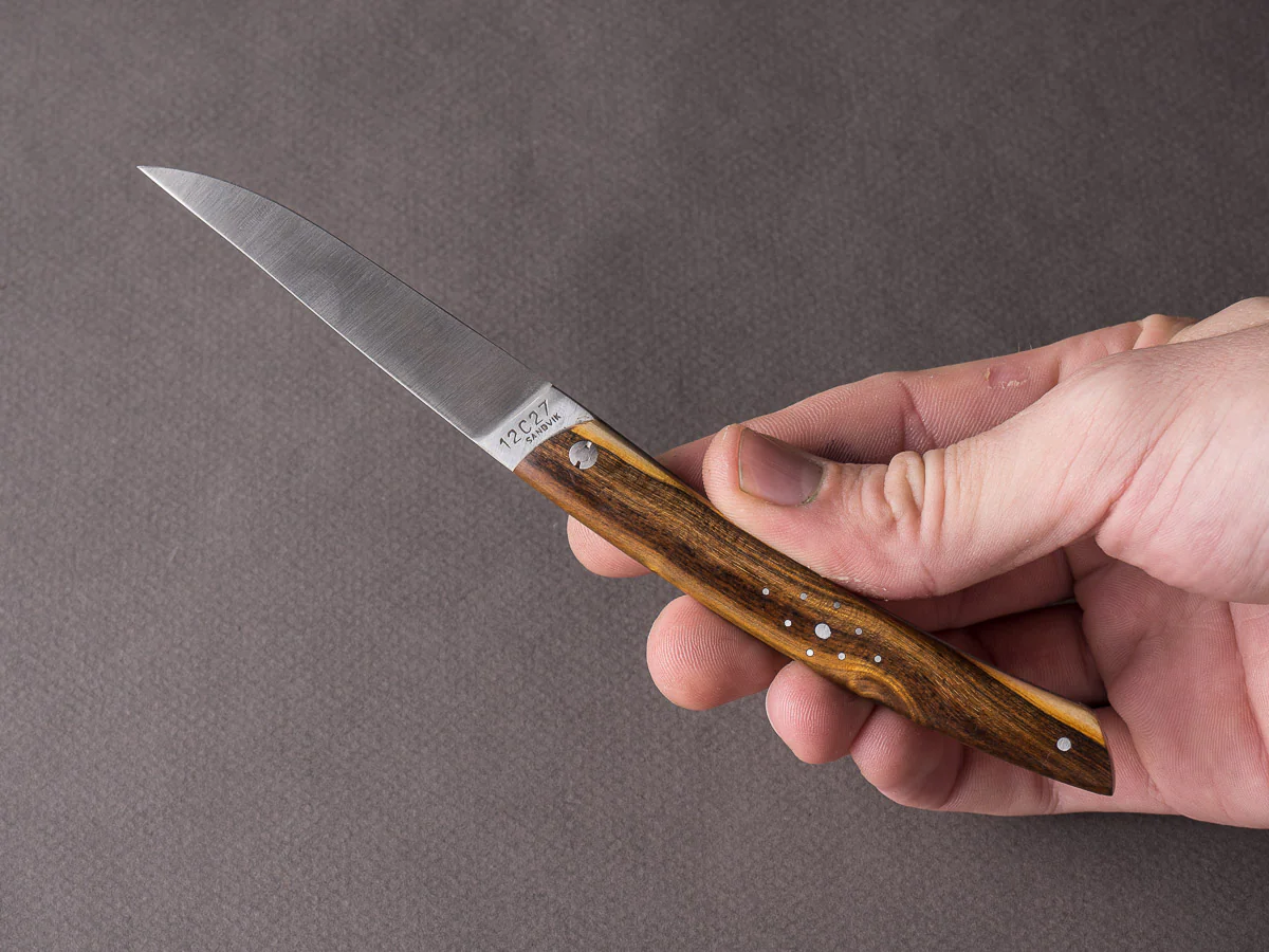 Le Sabot - Folding Knife - Le Thiers - Slip Joint - 12C27 - 75mm - Pistachio - Image 8