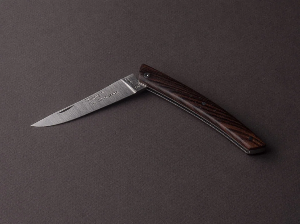Le Sabot - Folding Knife - Le Thiers - Slip Joint - 12C27 - 75mm - Violet