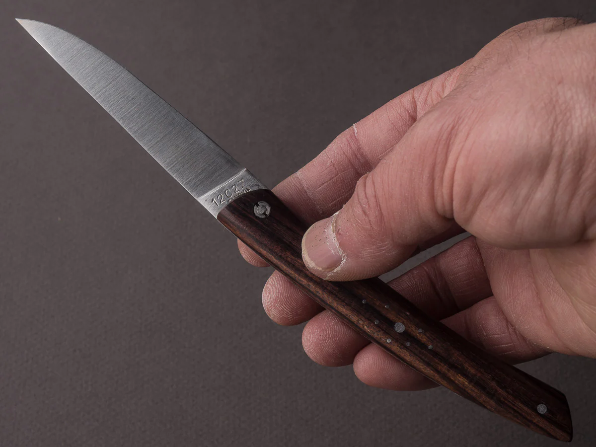 Le Sabot - Folding Knife - Le Thiers - Slip Joint - 12C27 - 75mm - Violet - Image 4
