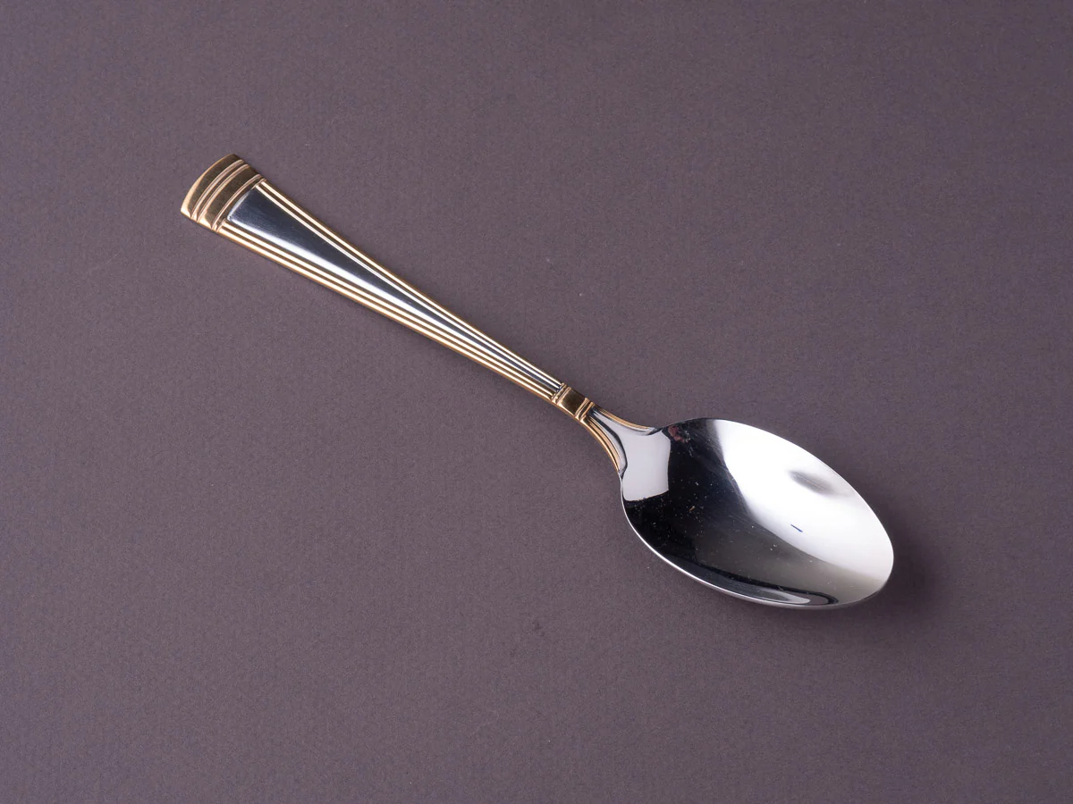 Belo Inox - Flatware - Belo #4 Place Setting - 5 Piece Set  - Gold Plated Molding - Image 3