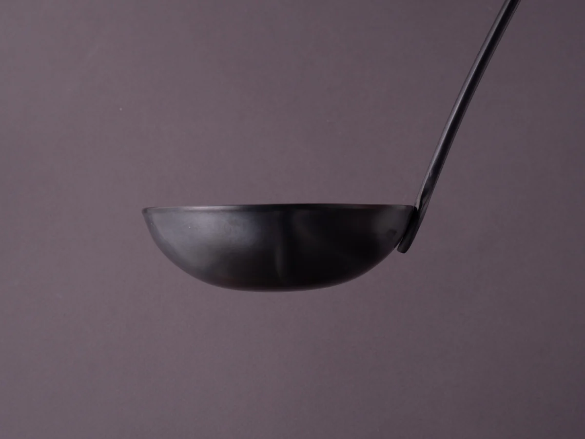 Belo Inox - Flatware - Luna Soup Ladle - Matt Black Titanium - Image 3