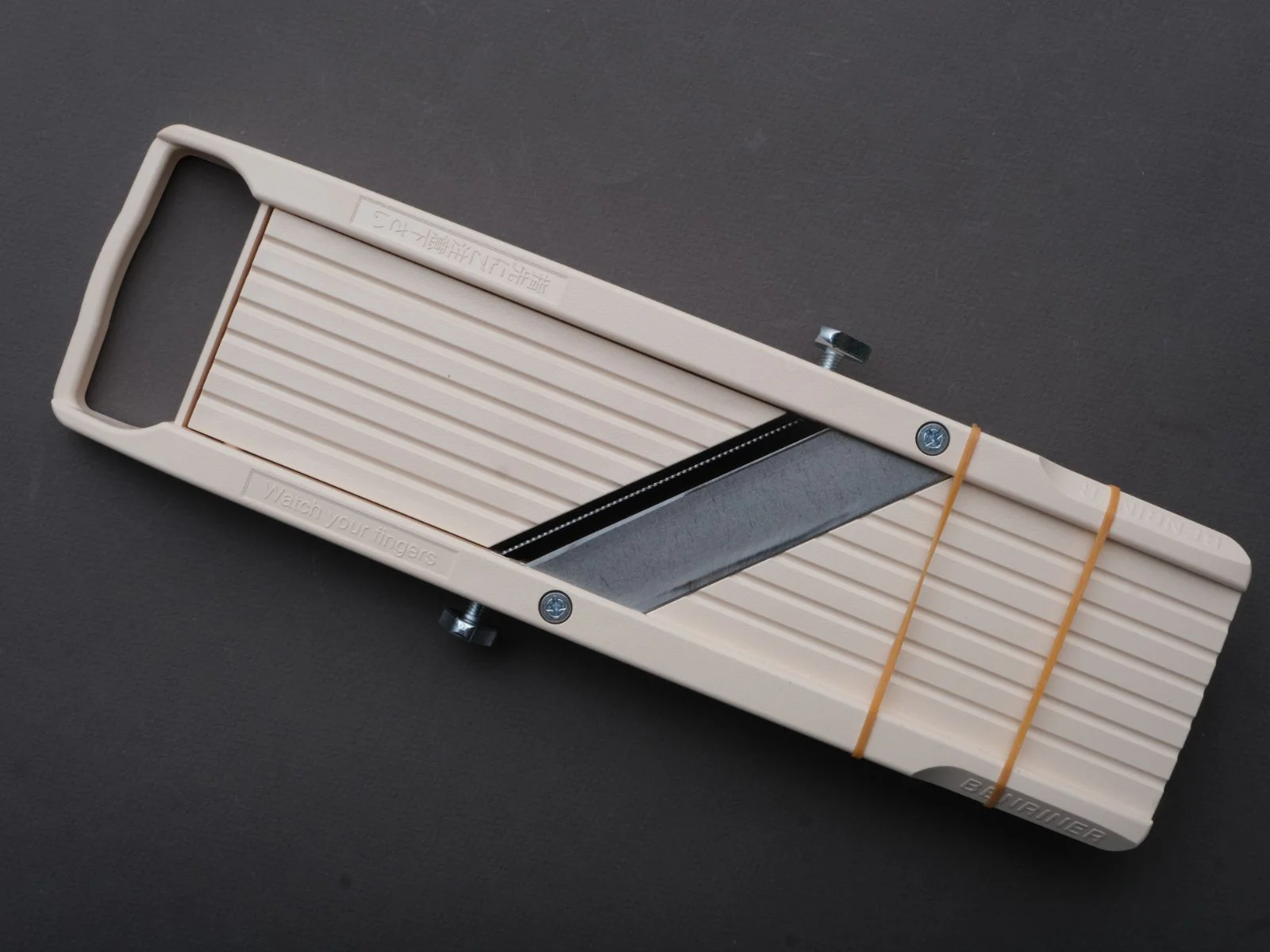 Benriner - Pro Mandolin with Catch Tray - #64 - Ivory - Image 2