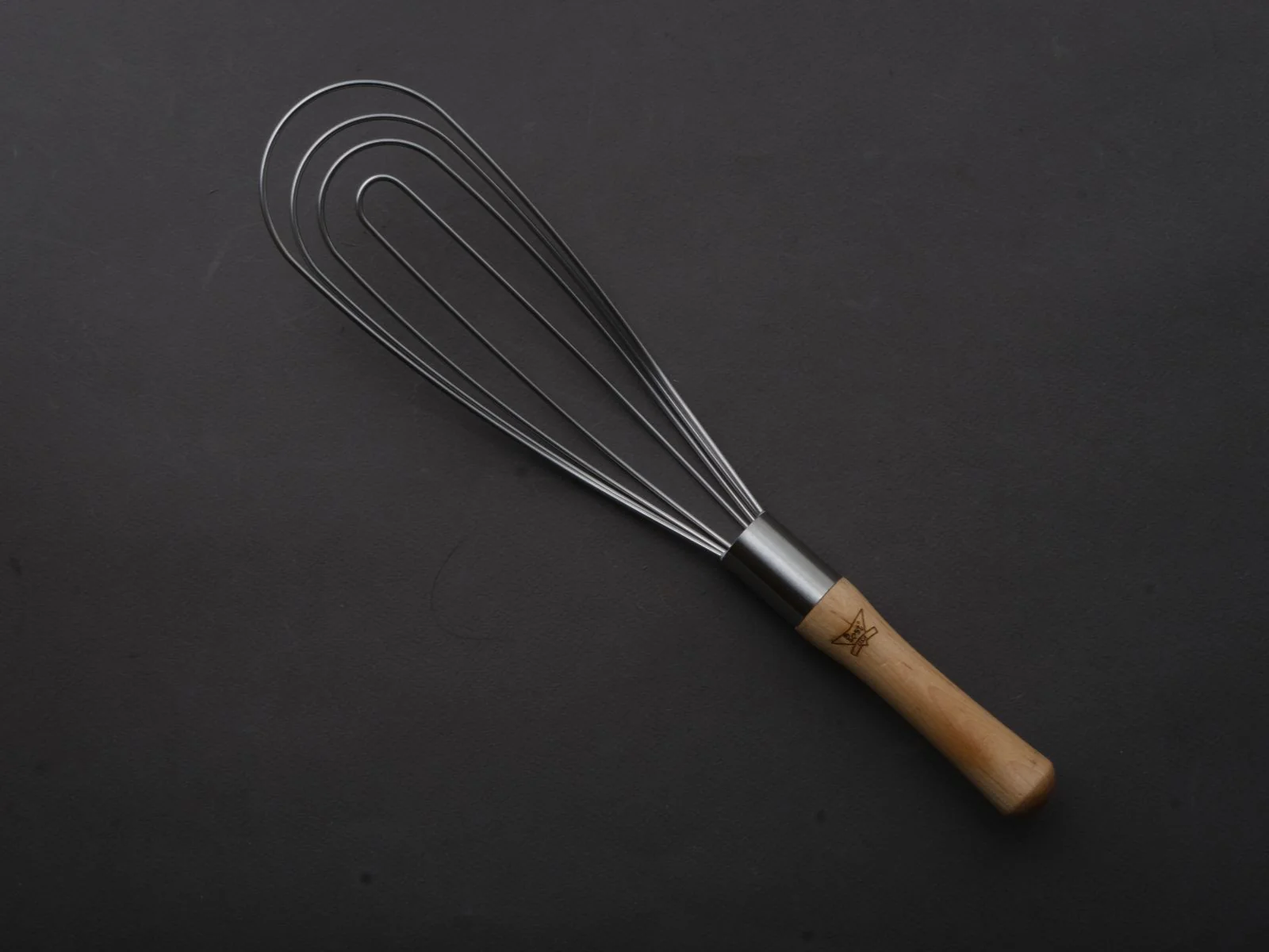 Best Manufacturers - Flat Whisk - 12" - Wood Handle