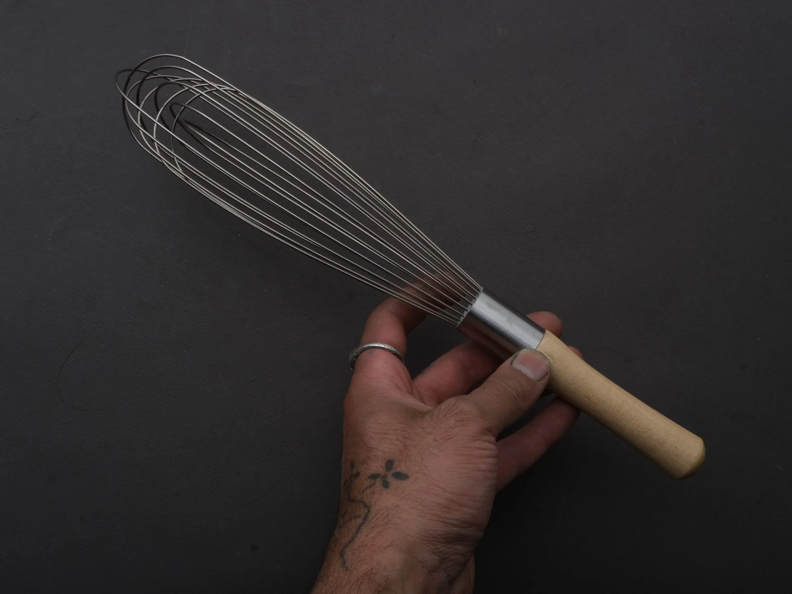Best Manufacturers - French Whisk - 12" - Wood Handle - Image 2