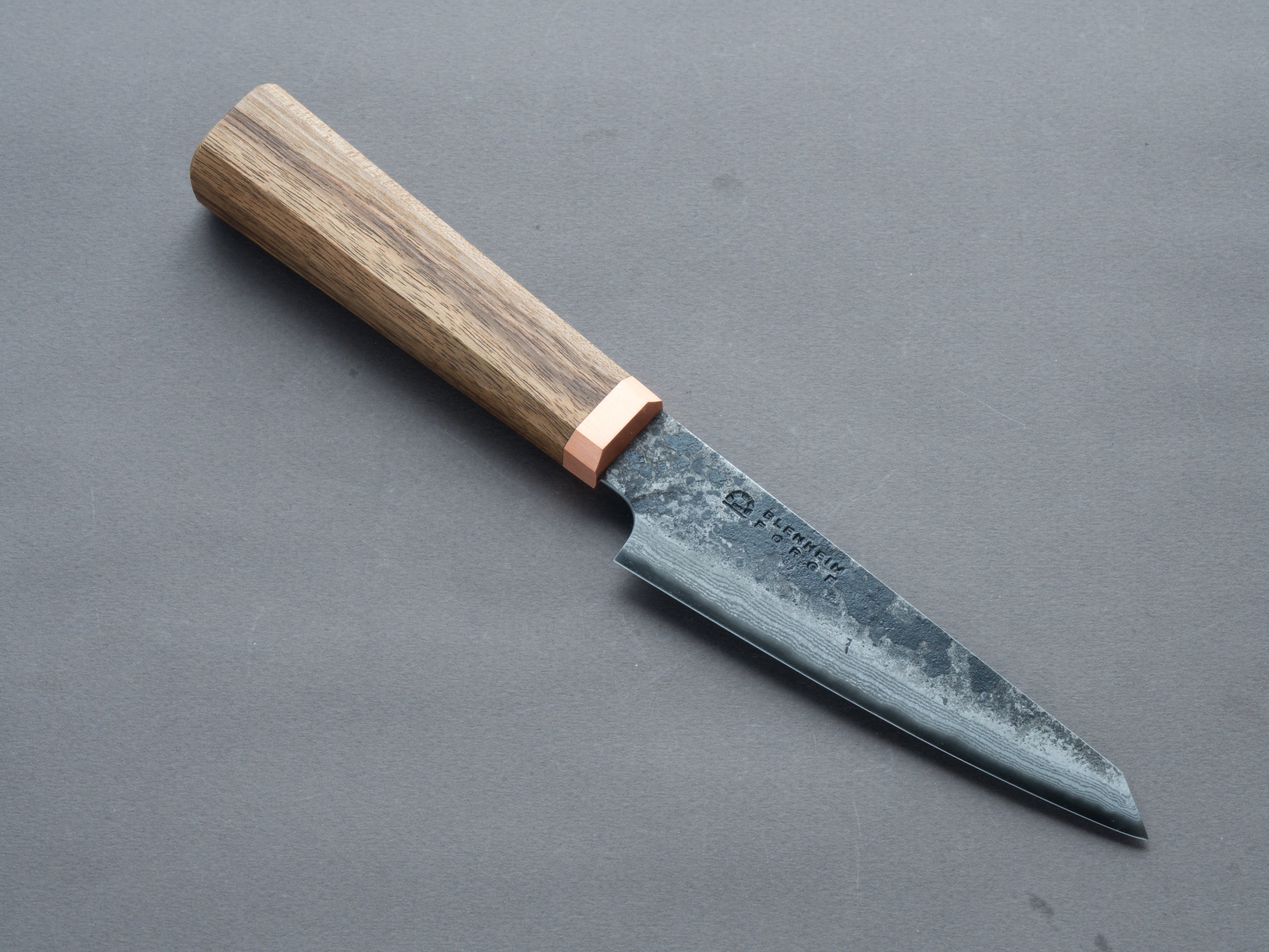 Blenheim Forge - Classic Range - Blue Super - 125mm Petty - English Walnut Handle