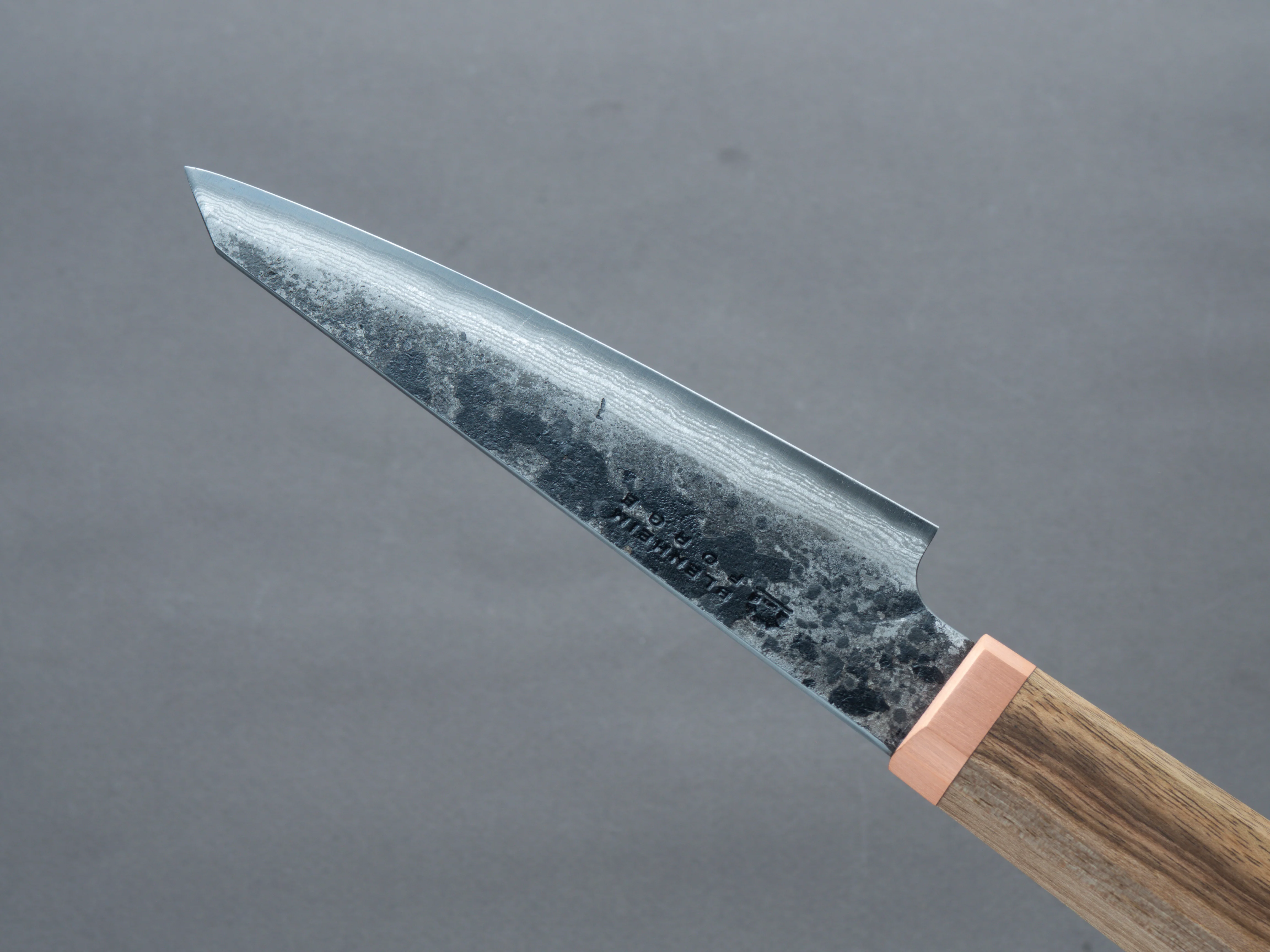 Blenheim Forge - Classic Range - Blue Super - 125mm Petty - English Walnut Handle - Image 4