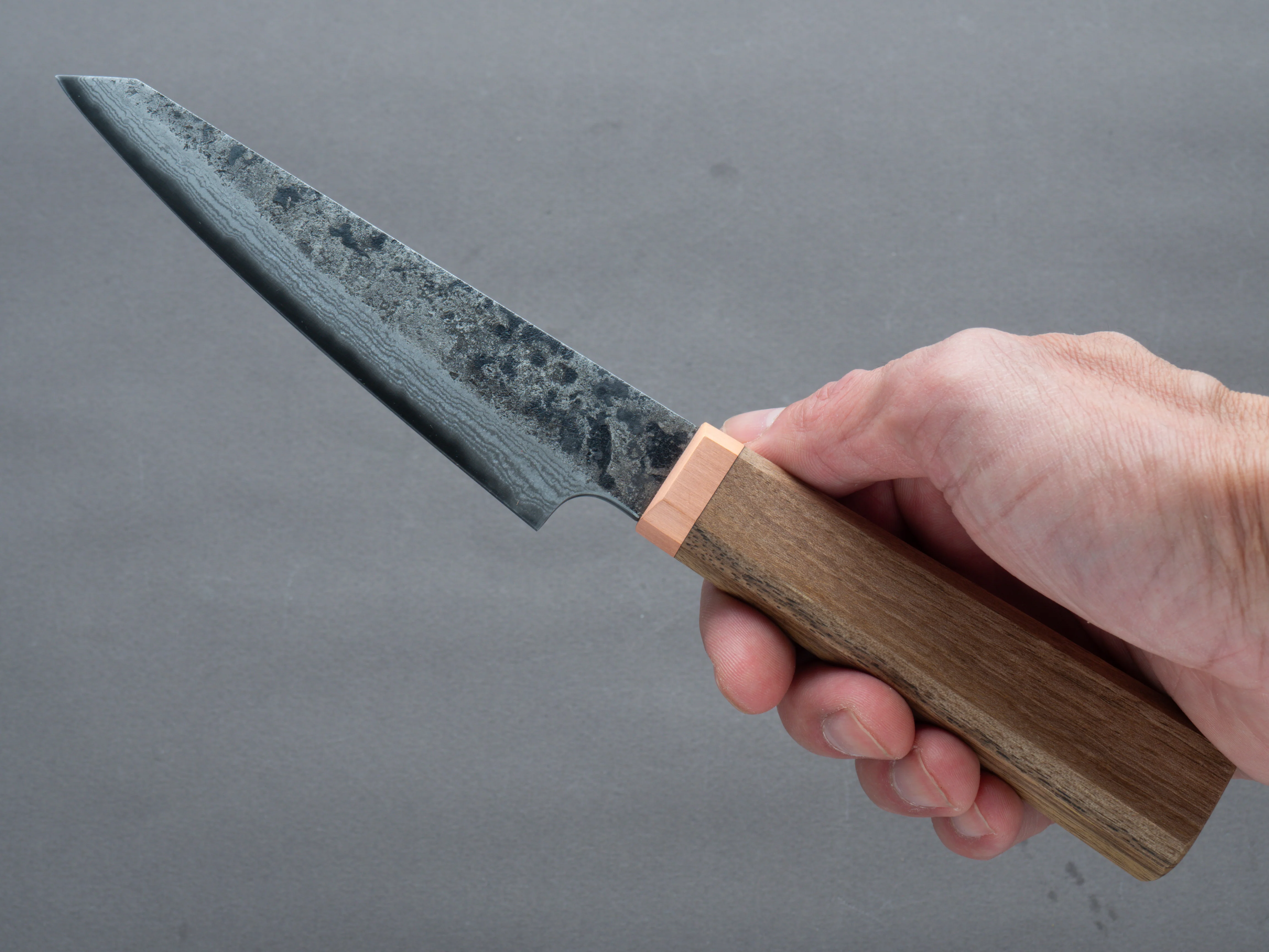 Blenheim Forge - Classic Range - Blue Super - 125mm Petty - English Walnut Handle - Image 6