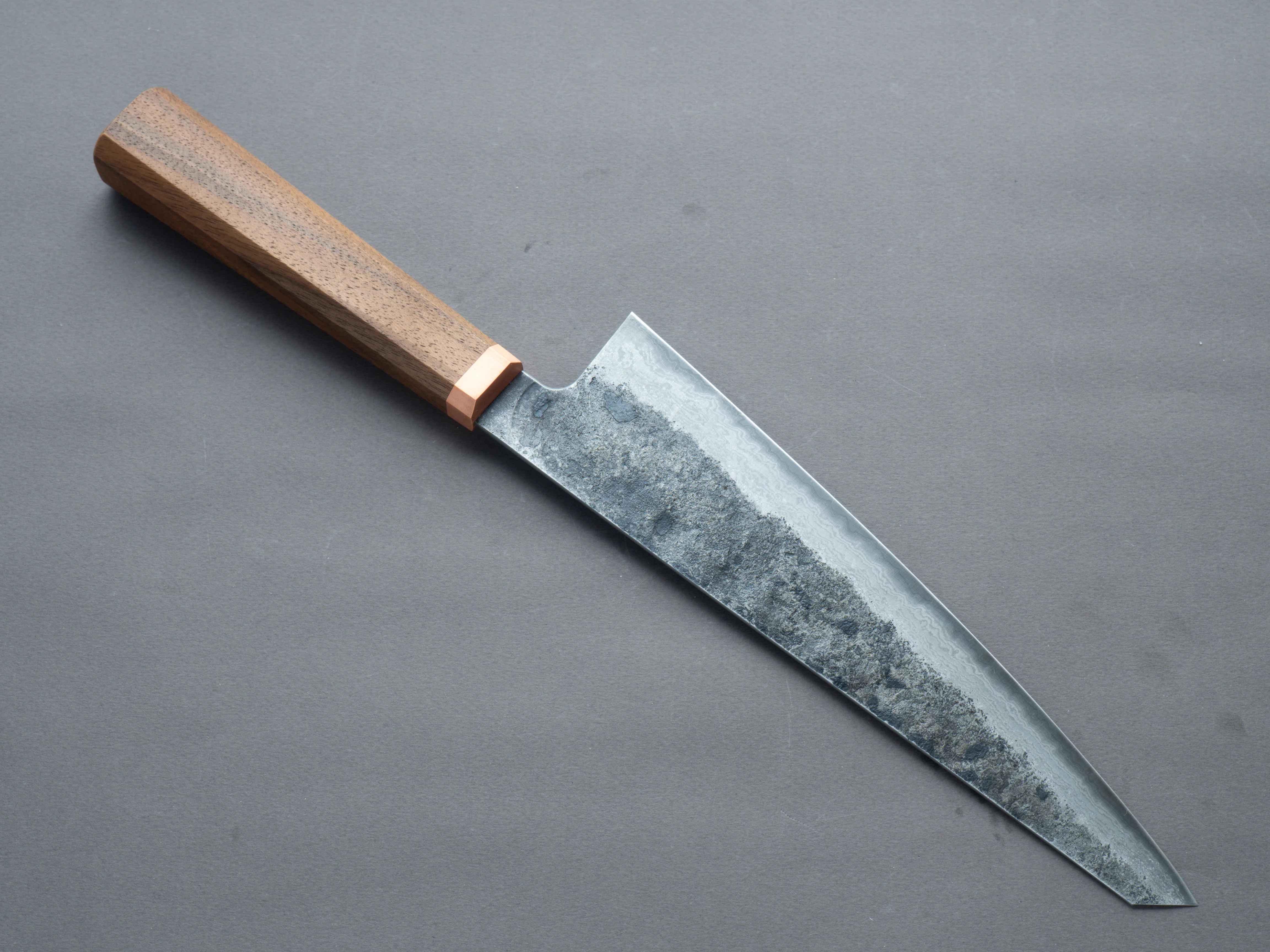 Blenheim Forge - Classic Range - Blue Super - 220mm - Gyuto - English Walnut Handle - Image 2