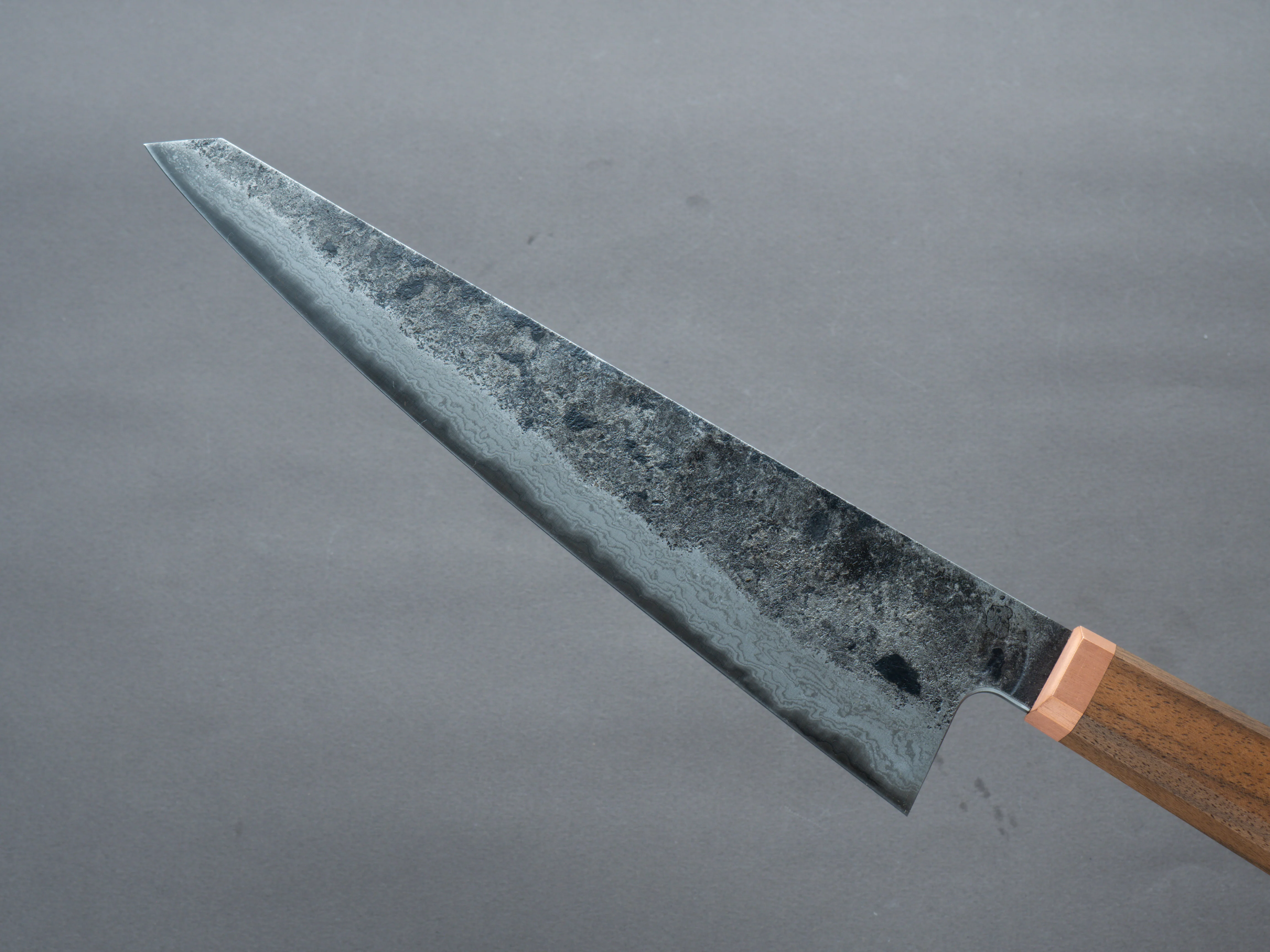 Blenheim Forge - Classic Range - Blue Super - 220mm - Gyuto - English Walnut Handle - Image 3