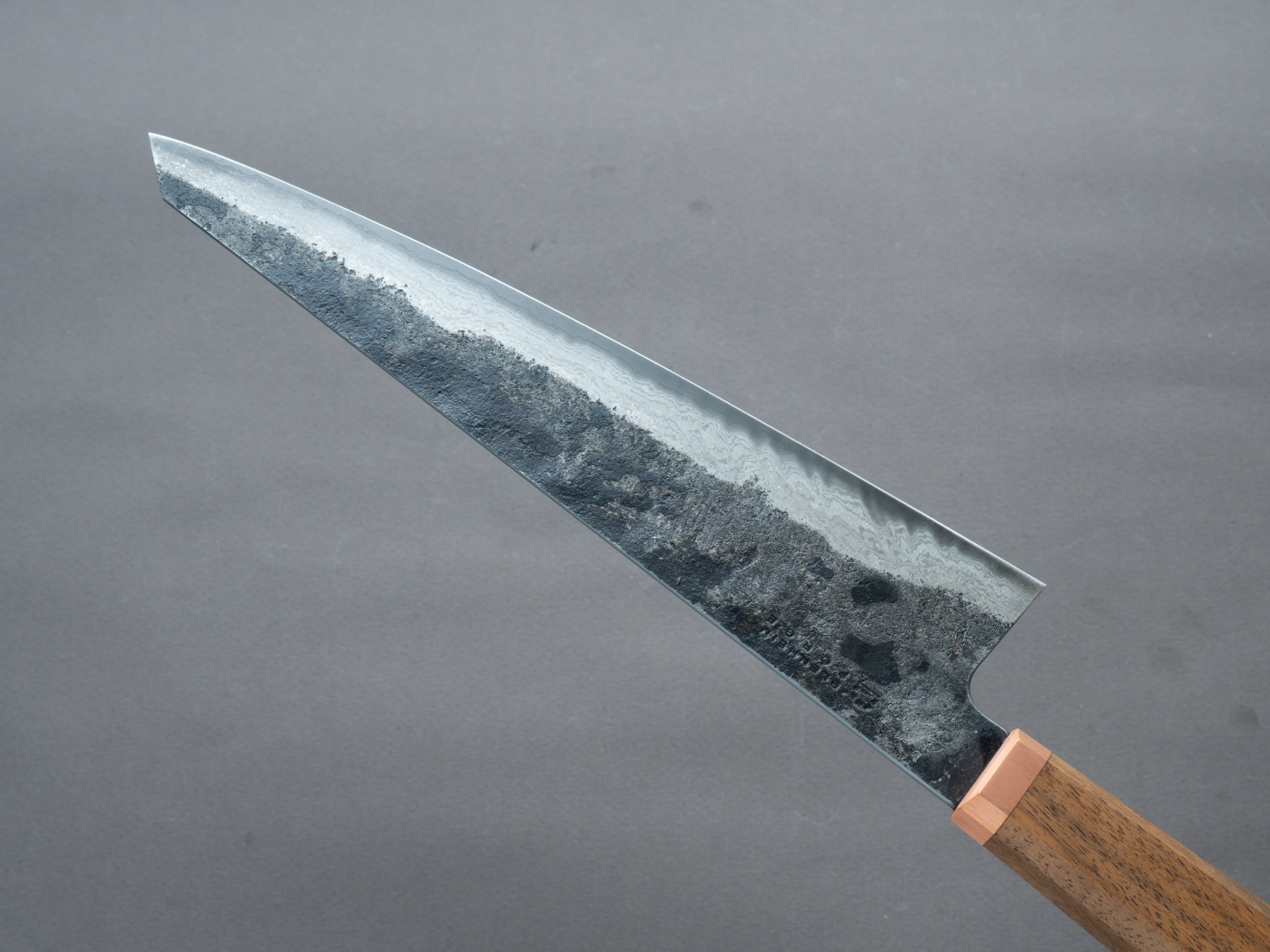 Blenheim Forge - Classic Range - Blue Super - 220mm - Gyuto - English Walnut Handle - Image 4