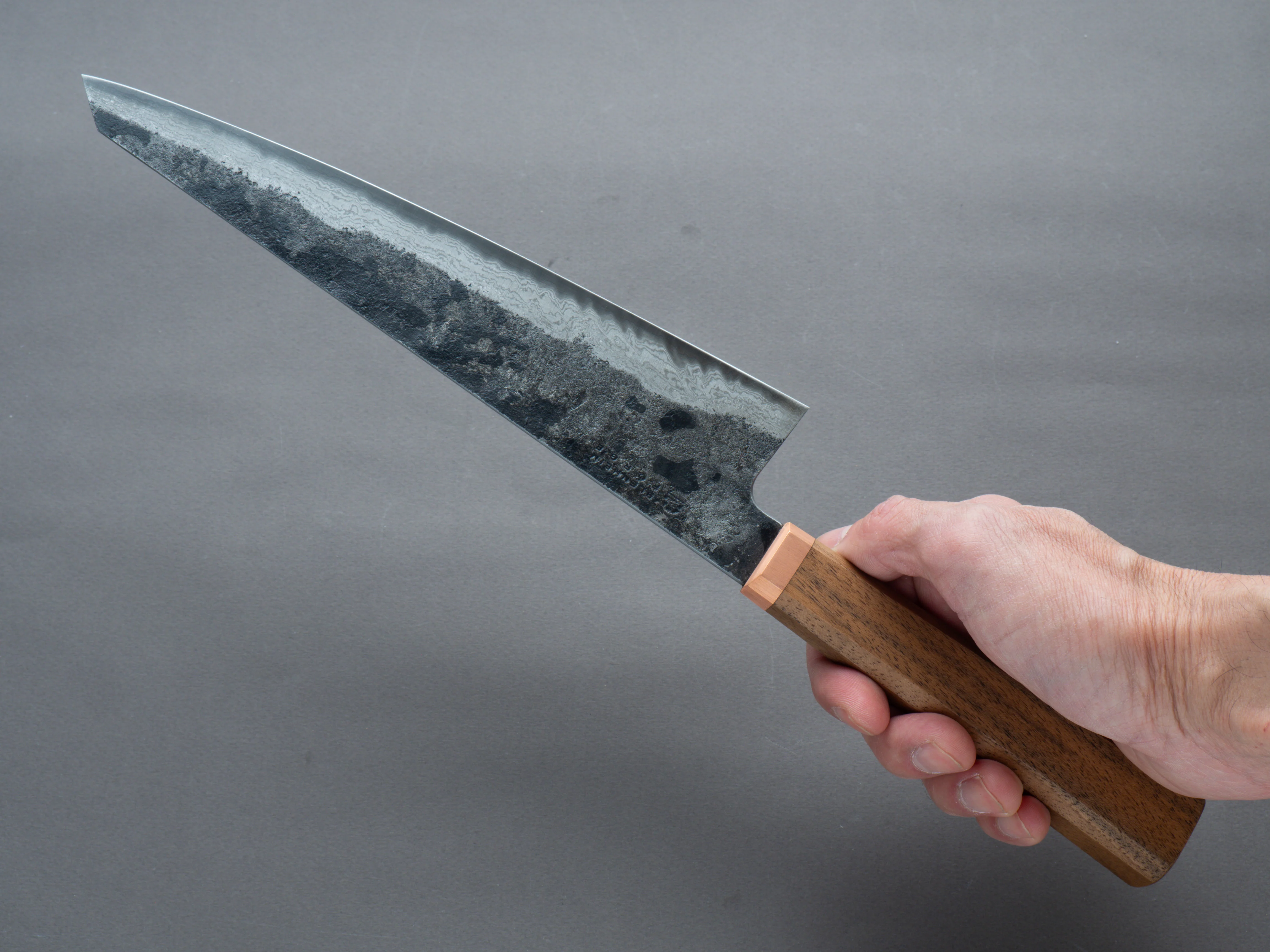 Blenheim Forge - Classic Range - Blue Super - 220mm - Gyuto - English Walnut Handle - Image 7