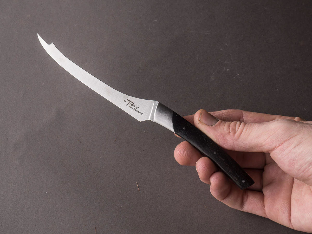 Chambriard - Le Thiers - Special Cheese Knife - Ebony Handle - Image 4