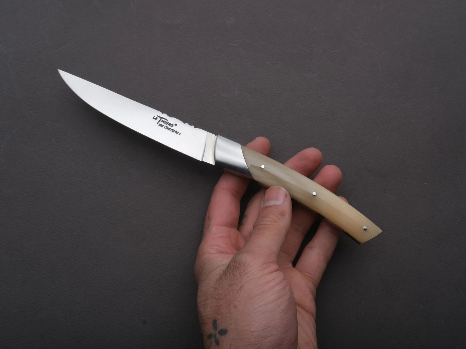 Chambriard - Steak Knives - Le Thiers - Horn Handle - Set of 6 - Image 2