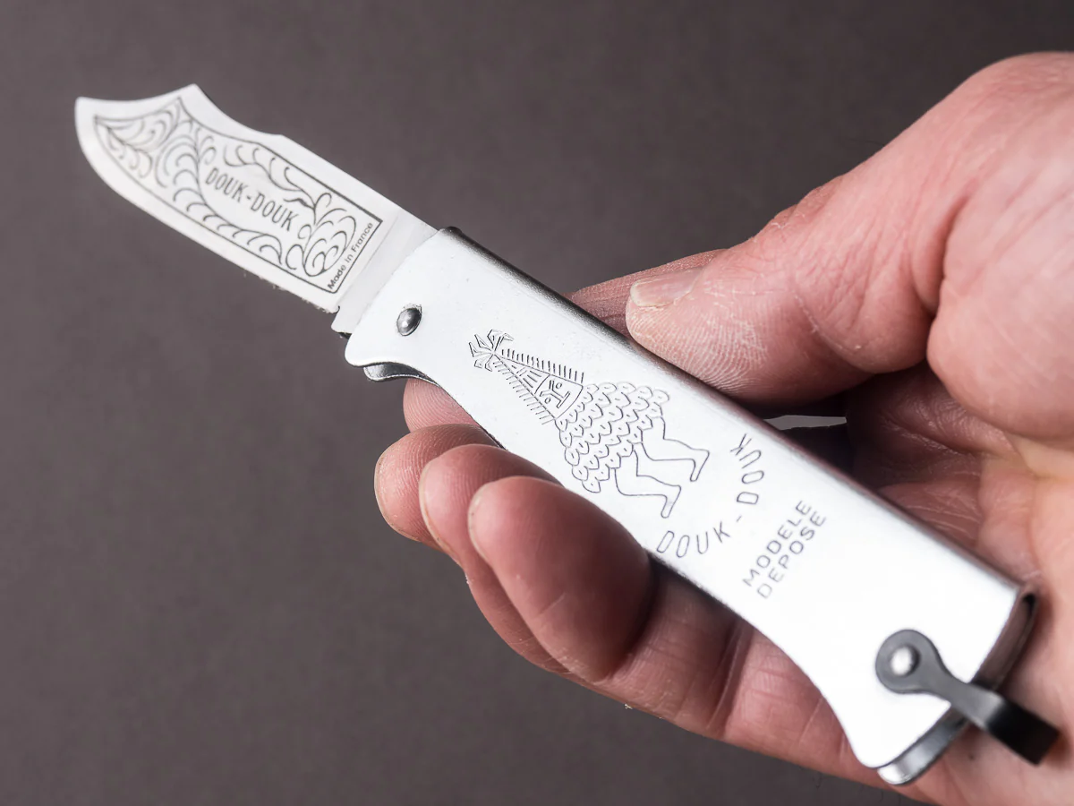 Cognet - Douk Douk - Folding Knife - Large - Chrome - Image 6