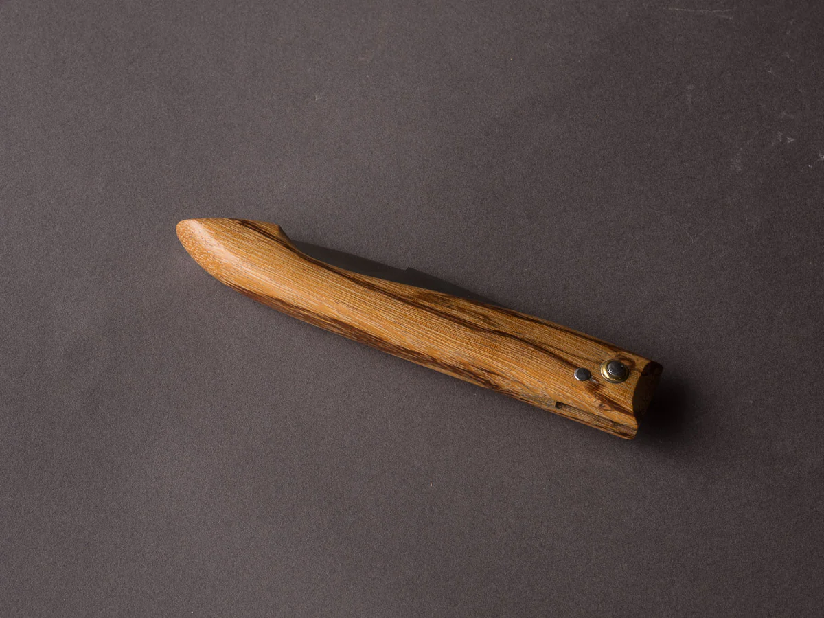 Cognet - Folding Knife - 13cm Capucin - Zebra Wood Handle - Image 2