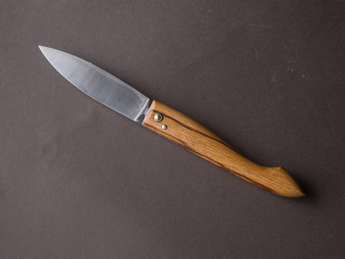 Cognet - Folding Knife - 13cm Capucin - Zebra Wood Handle - Image 5