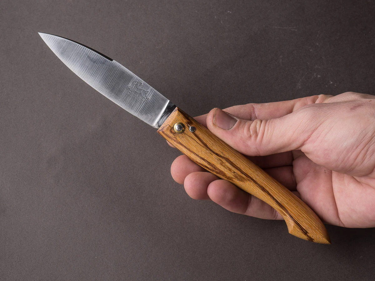 Cognet - Folding Knife - 13cm Capucin - Zebra Wood Handle - Image 6