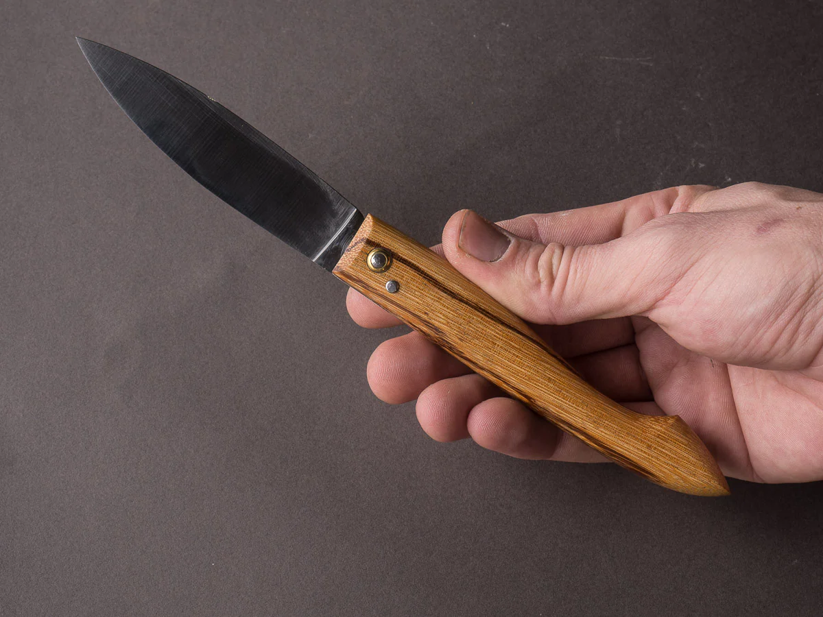Cognet - Folding Knife - 13cm Capucin - Zebra Wood Handle - Image 7