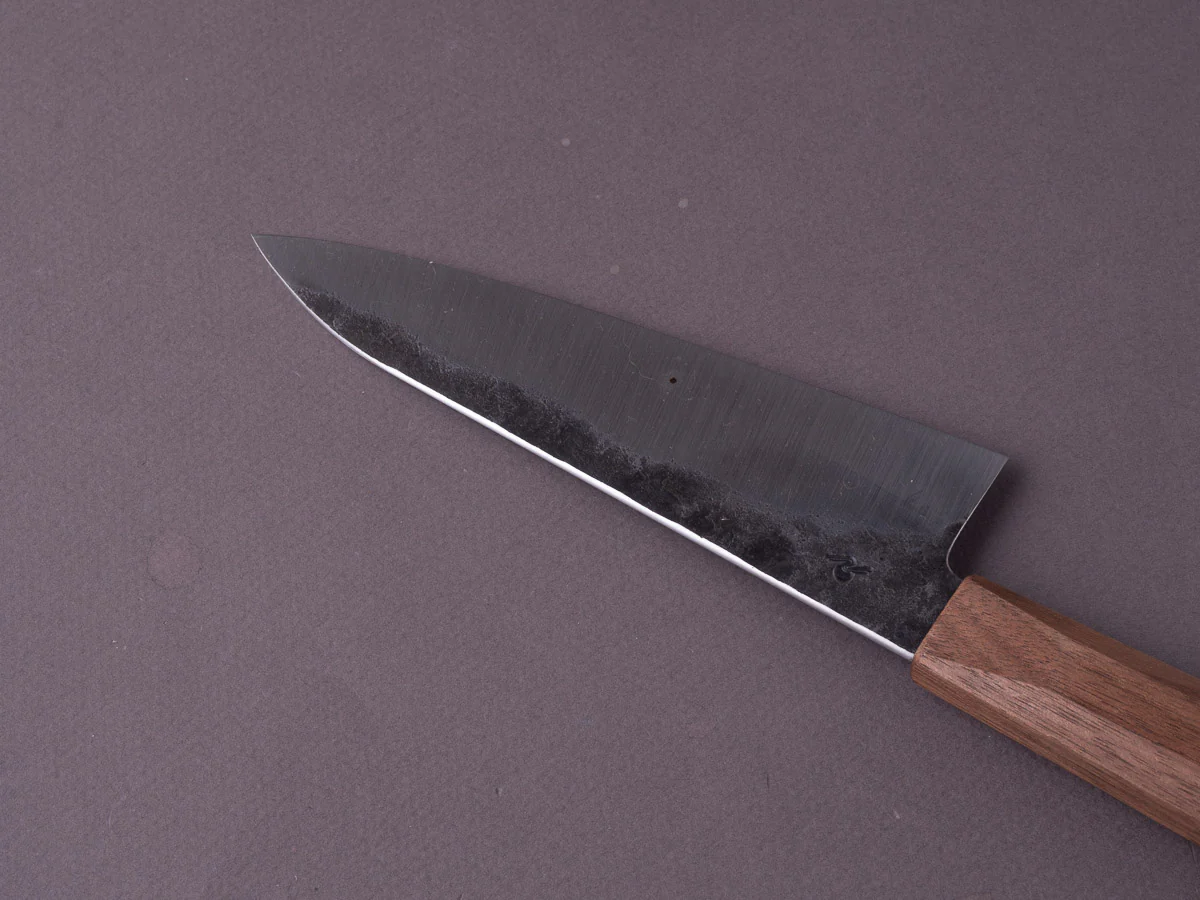 Soma - Standard Chef's Set - 80CRV2 Carbon - Kurouchi - 150mm Gyuto - Walnut Handle - Image 4