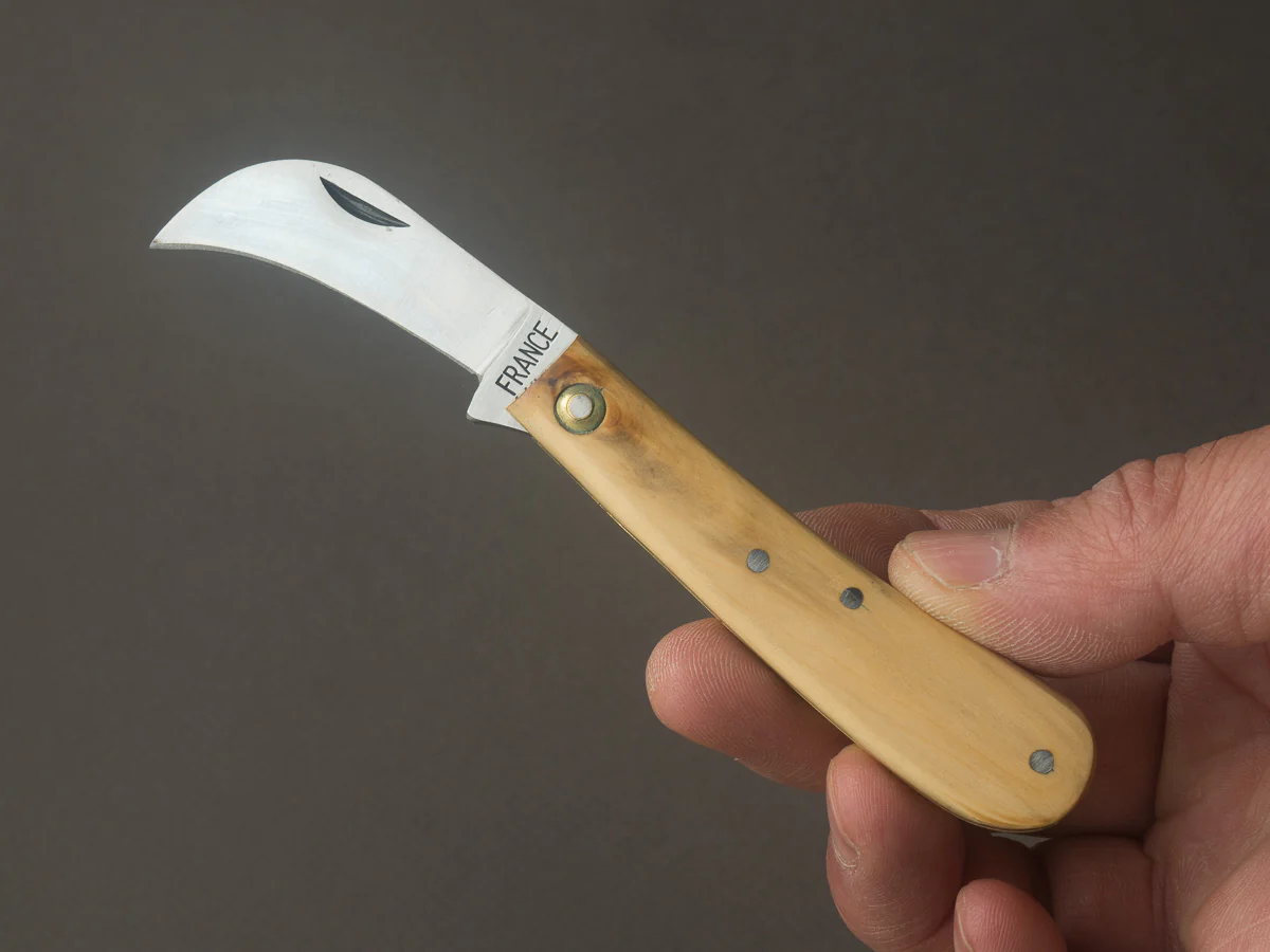 Coursolle - Mushroom Knife - Serpette - 75mm Buis - Boxwood - Image 3