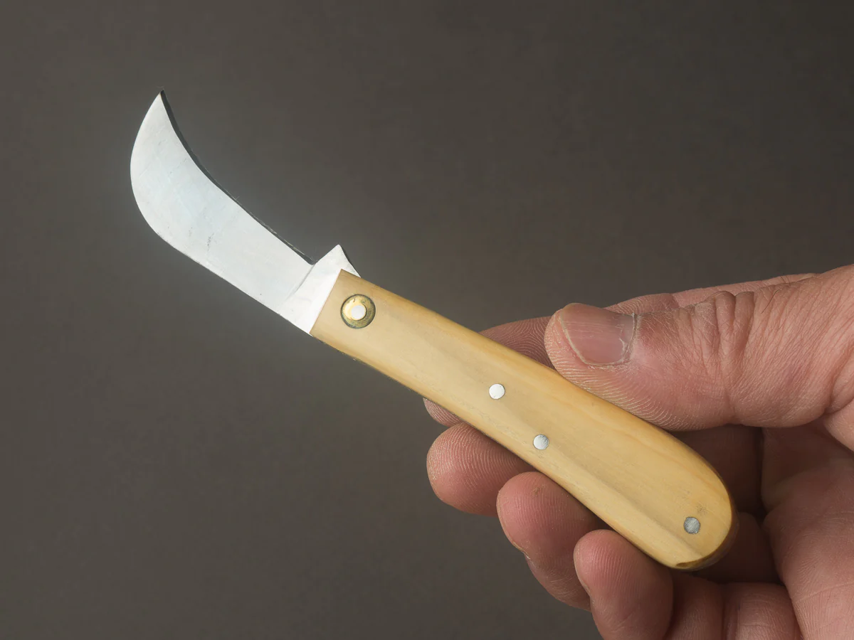 Coursolle - Mushroom Knife - Serpette - 75mm Buis - Boxwood - Image 4
