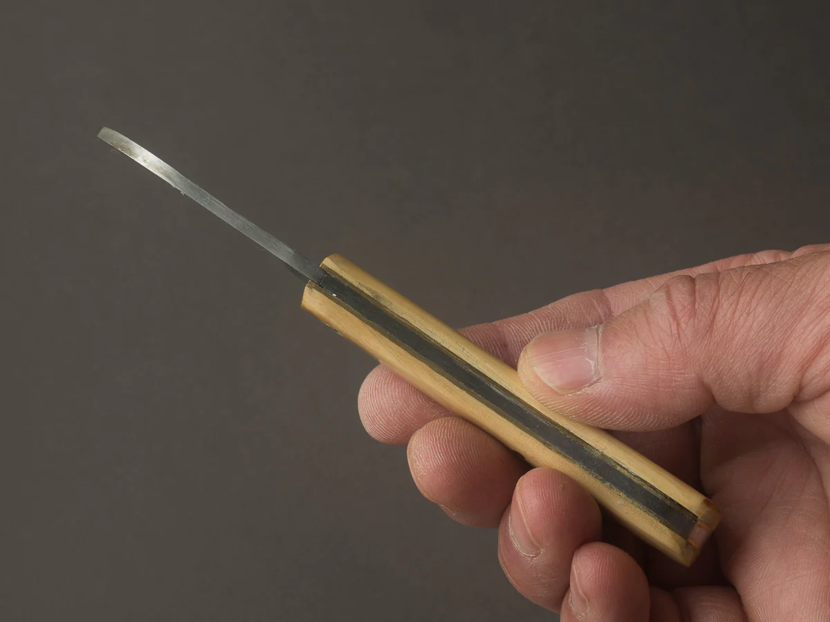 Coursolle - Mushroom Knife - Serpette - 75mm Buis - Boxwood - Image 5