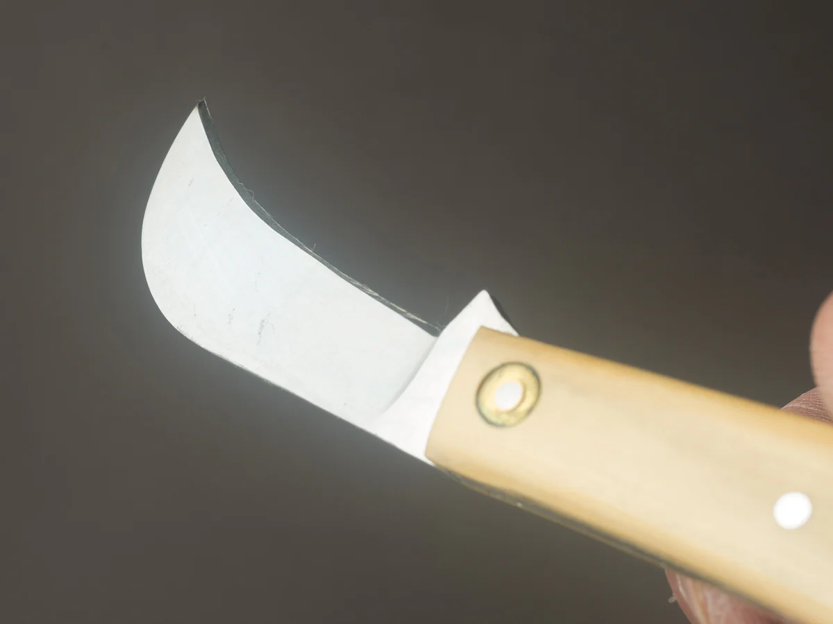Coursolle - Mushroom Knife - Serpette - 75mm Buis - Boxwood - Image 7
