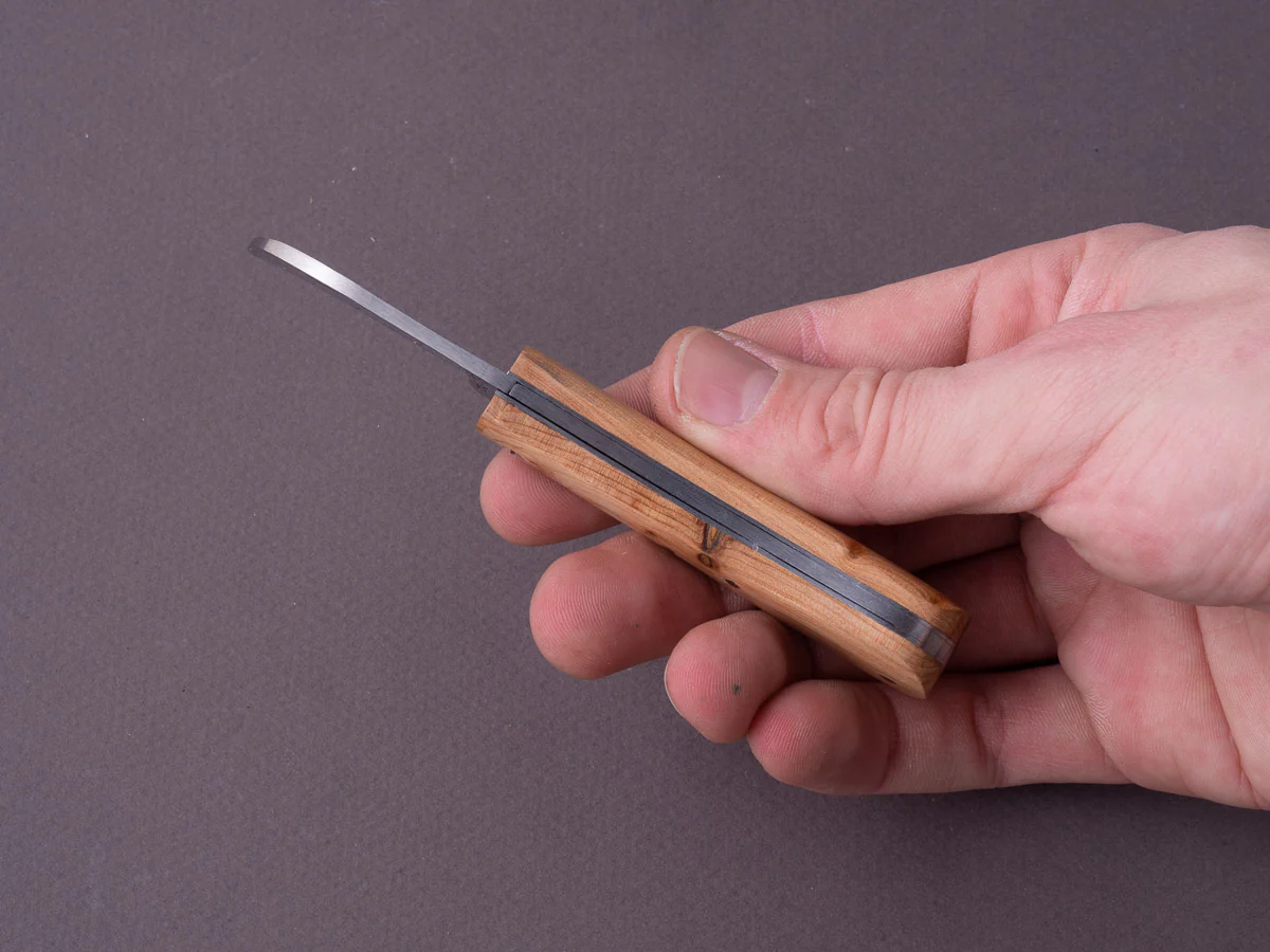 Coursolle - Mushroom Knife - Serpette - 75mm Buis - Juniper - Image 3