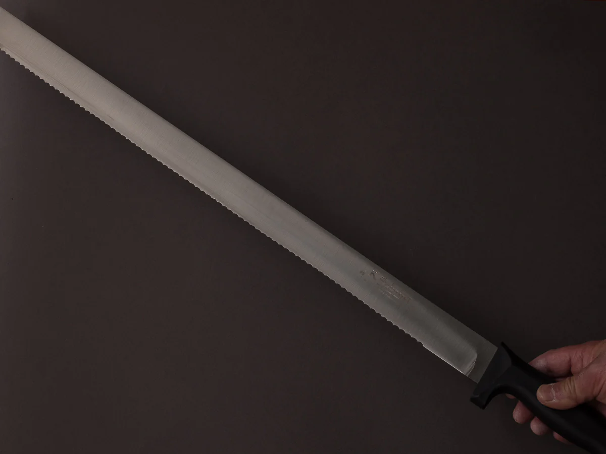 K Sabatier - Fish Butcher - Stainless - Serrated Scale Cutter - 21" - Western Handle - Image 10