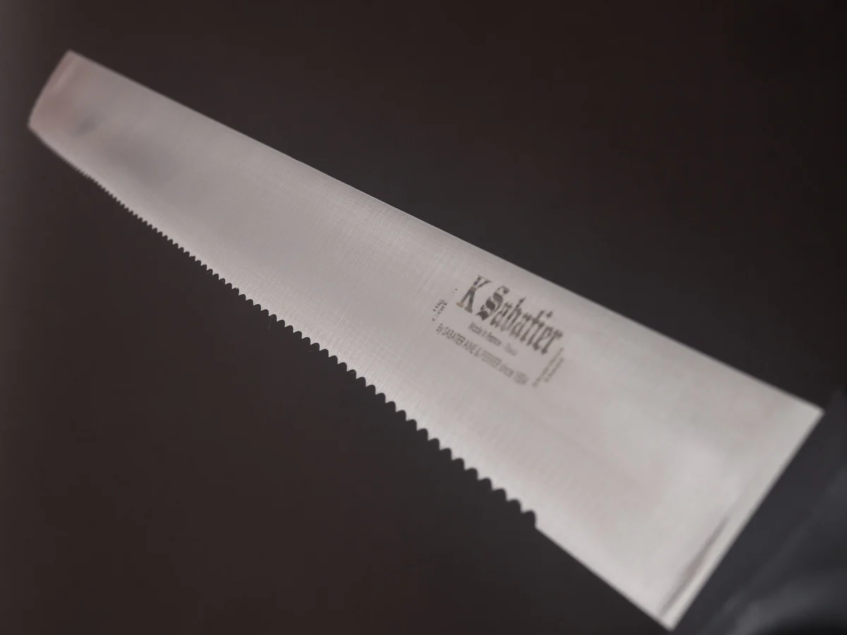 K Sabatier - Fish Butcher - Stainless - Serrated Scale Cutter - 21" - Western Handle - Image 14