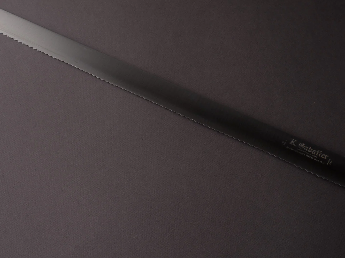 K Sabatier - Fish Butcher - Stainless - Serrated Scale Cutter - 21" - Western Handle - Image 3