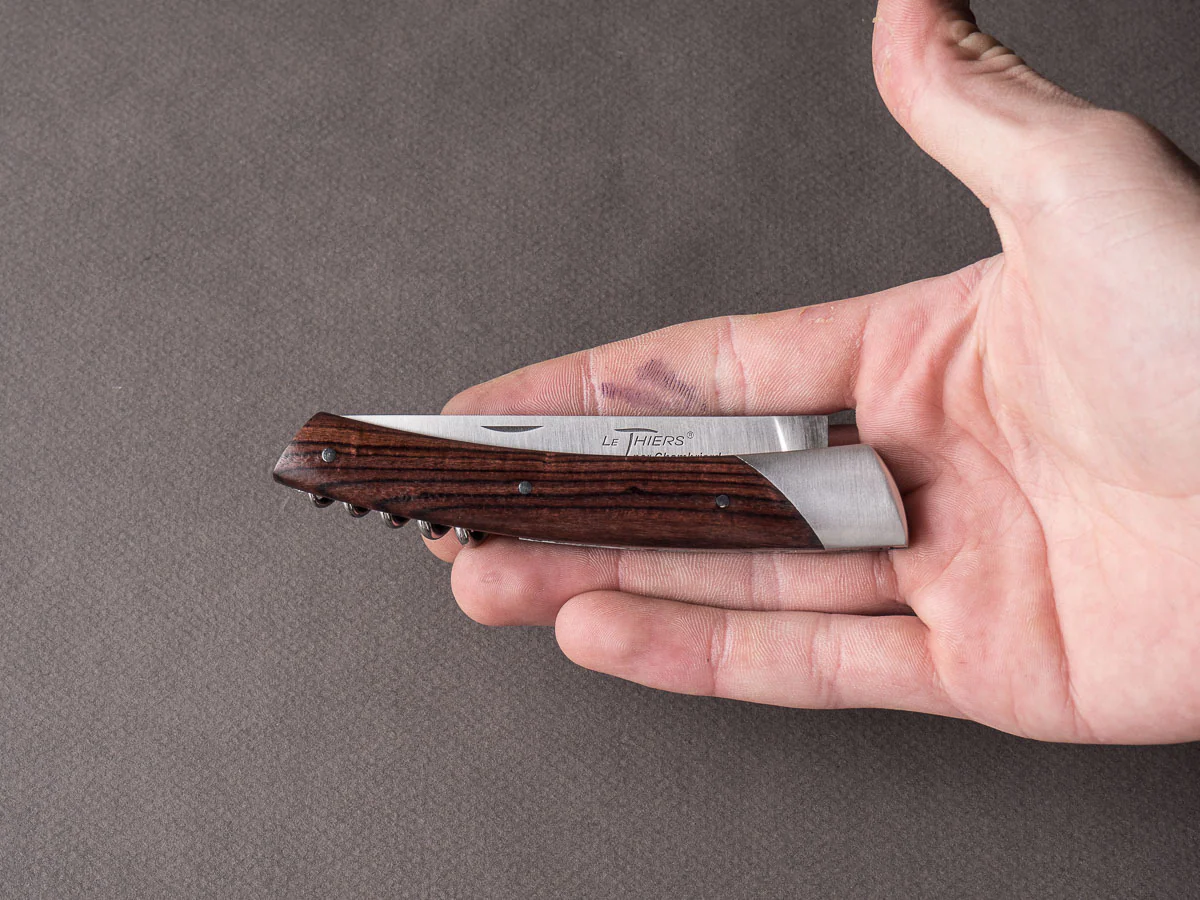 Coutellerie Chambriard - Folding Knife - Le Thiers "Grand Cru" - Violet Wood Handle - Image 2